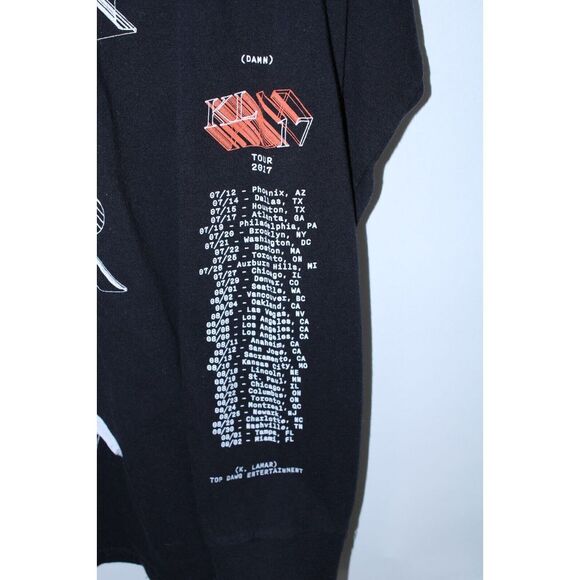 TDE Top Dawg Entertainment Men's‎ Large Nobody Pray For Me Tour 2017 T-Shirt - Picture 8 of 13